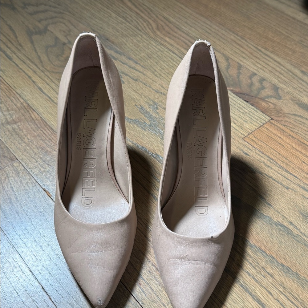 Karl Lagerfeld Women's Nude Heels